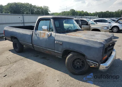 1989 Dodge D-Series D100 z USA, uszkodzony, nr VIN 1B7FE06Y1KS178502